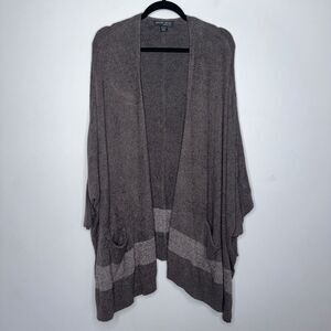Barefoot Dreams Women’s Cozy Chic Cliffside Wrap Cardigan Sweater One Size